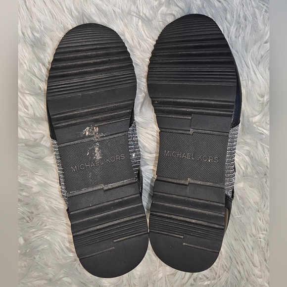 Michael Kors Allie Glitter Chain-Mesh Sneaker 7.5 - Picture 10 of 10